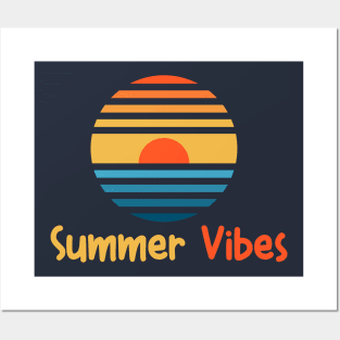 Summer vibes design Posters and Art